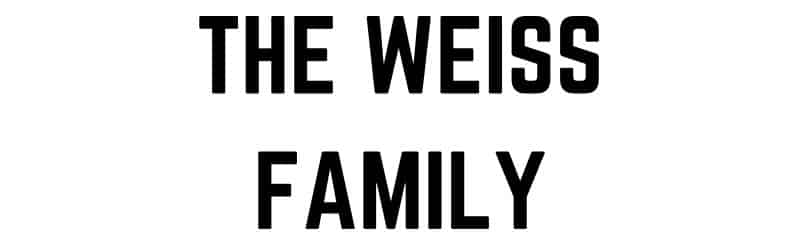 The Weiss Family - Not True Font